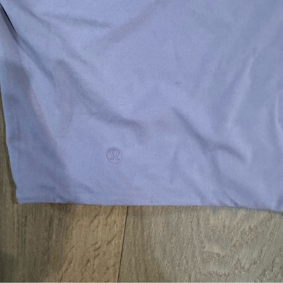 Lululemon Wundermost Ultra-Soft Nulu Crewneck Cropped T-Shirt Purple Ash Sz S - Picture 5 of 5